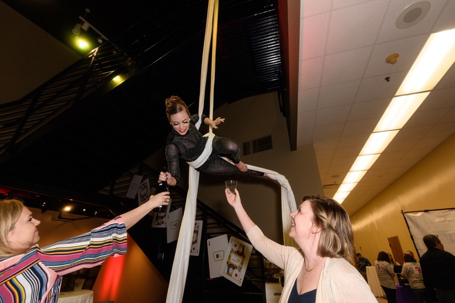 aerial bartenders