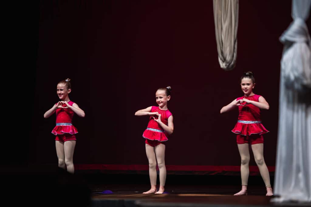 circus students at recital