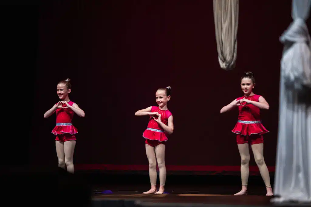 circus students at recital