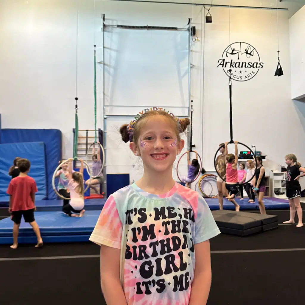 girl at aerial studio